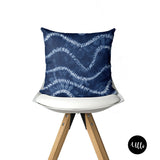 African Batik Decorative Pillow Cover, Adire Tribal Cushion Cover, Blue and White Decorative Cushion, African Fabric, Blue and White Geometric Pillow, Mix and Match Shibori Pillow Cover, Indigo Blue Navy Blue Batik Pillow, Tye Dye Cushion, African Adire, Boho Pillow Cover, Indoor Pillow, throw shams, living room decor, bedroom decor, ulli, ullihome, buy black, black owned, melanin art, boho art, bohemian art, black girl magic, bgm art