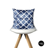 African Batik Decorative Pillow Cover, Adire Tribal Cushion Cover, Blue and White Decorative Cushion, African Fabric, Blue and White Geometric Pillow, Mix and Match Shibori Pillow Cover, Indigo Blue Navy Blue Batik Pillow, Tye Dye Cushion, African Adire, Boho Pillow Cover, Indoor Pillow, throw shams, living room decor, bedroom decor, ulli, ullihome, buy black, black owned, melanin art, boho art, bohemian art, black girl magic, bgm art