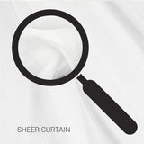 Abstract Black and Beige Curtain
