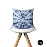 African Batik Decorative Pillow Cover, Teknik, Kanoko shibori, Adire Tribal Cushion Cover, Blue and White Decorative Cushion, African Fabric, Blue and White Geometric Pillow, Mix and Match Shibori Pillow Cover, Indigo Blue Navy Blue Batik Pillow, Tye Dye Cushion, African Adire, Boho Pillow Cover, Indoor Pillow, living room decor, bedroom decor, ullihome, ulli, throw shams, buy black, black owned, melanin art, afro art, boho art