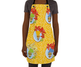  Afro Queen Floral Apron, Black Queen Apron, African American Gifts, Black Girl Gardening Apron, Black Girl Magic Face Print, ulli, ullihome, buy black, black owned, melanin art, bgm art, black girl magic, black gifts, women empowerment, nice car, afro queen, black queen, black girl magic, strong black woman, african art, black mothers, mothers day