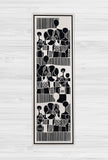 Tutu - White and Beige Printed Rectangular Boho Abstract Tribal Area Rug